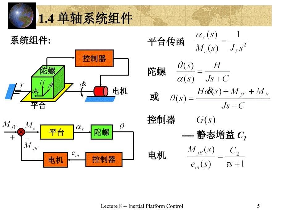 导航原理之惯导平台控制分析.课件_第5页