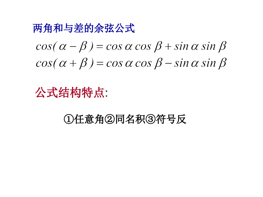 《两角差的余弦公式》PPT课件_第4页