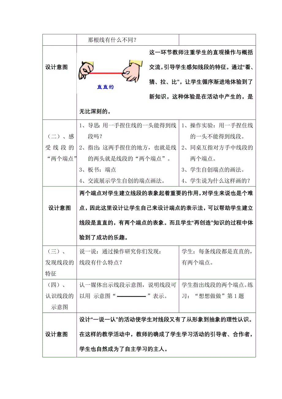 认识线段教学设计_第3页