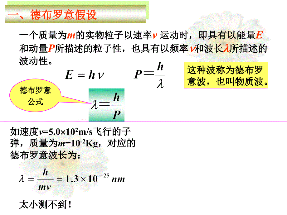 大学物理学：德布罗意波和不确定关系_第4页