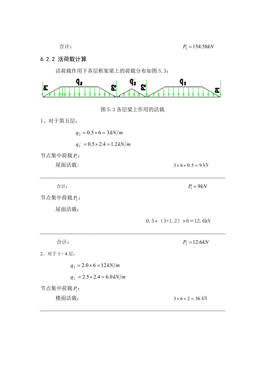 竖向荷载作用下内力计算_第4页