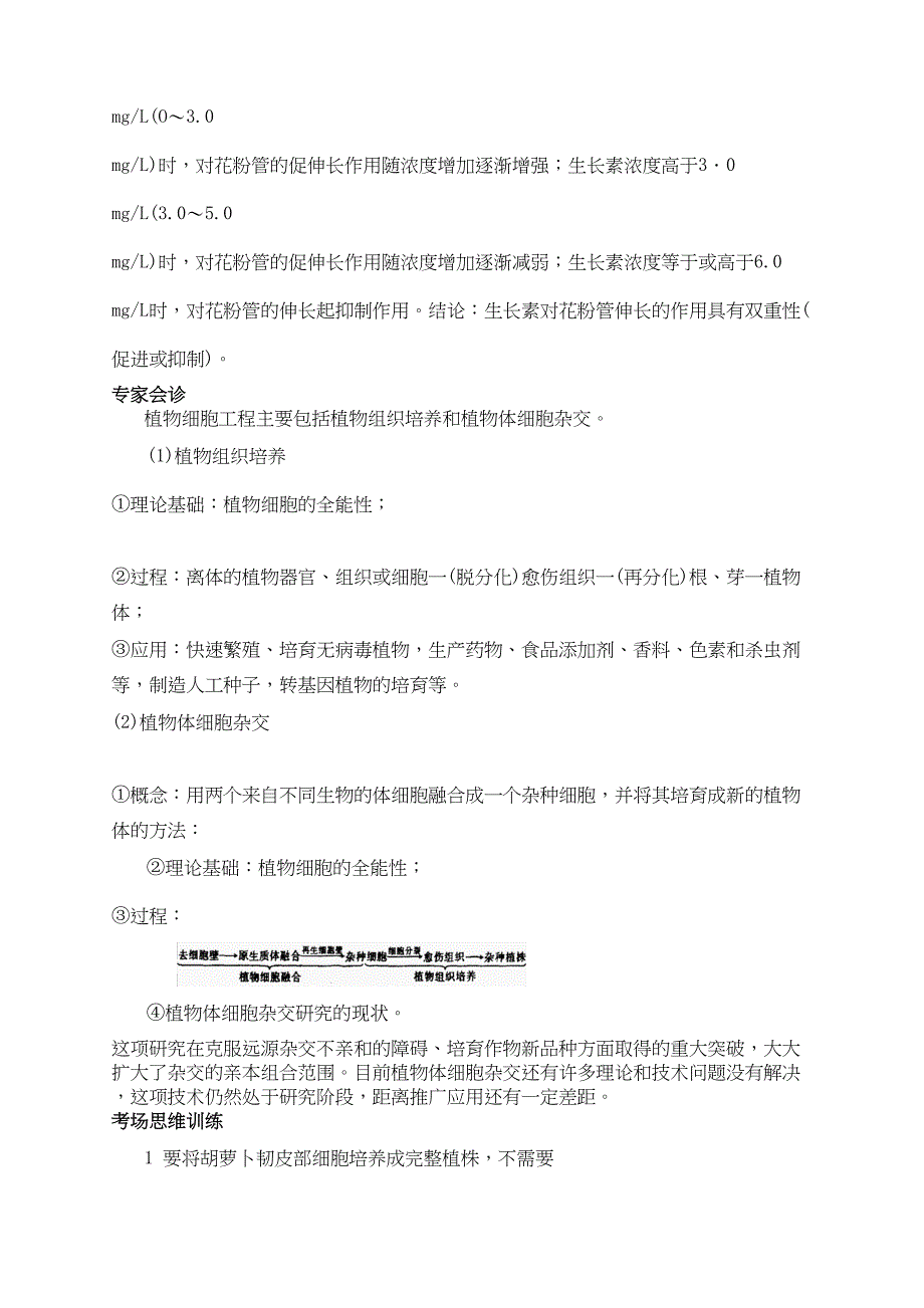 高考生物三轮复习考点大会诊考点细胞工程_第4页