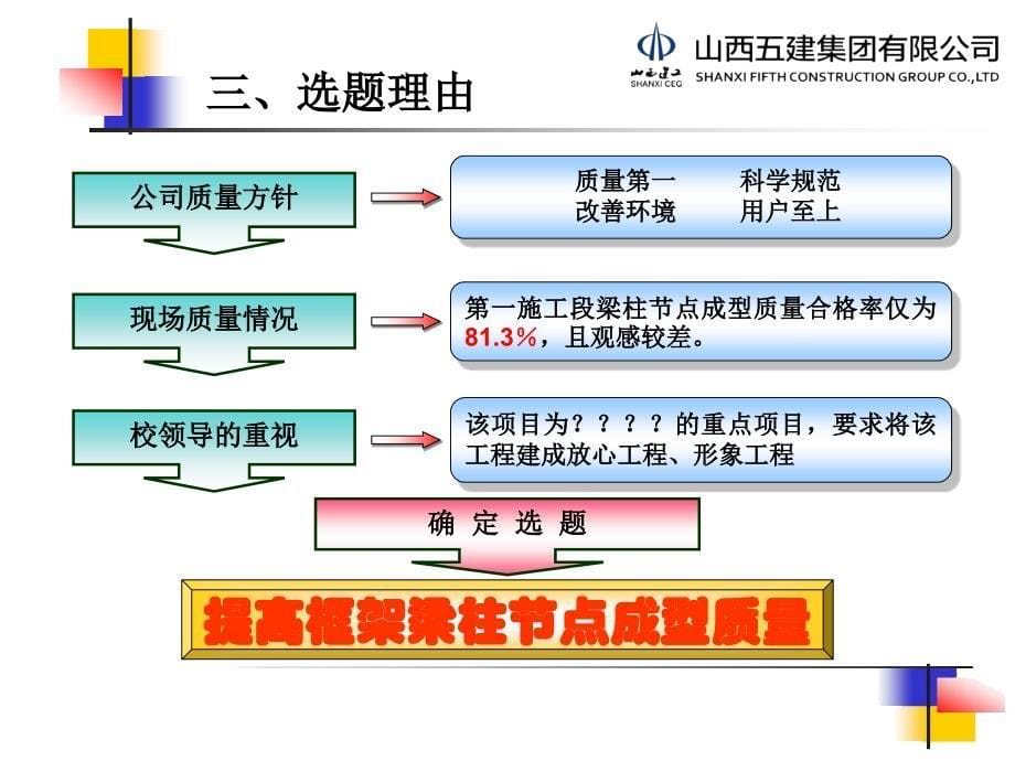 提高框架梁柱节点成型质量QC成果_第5页