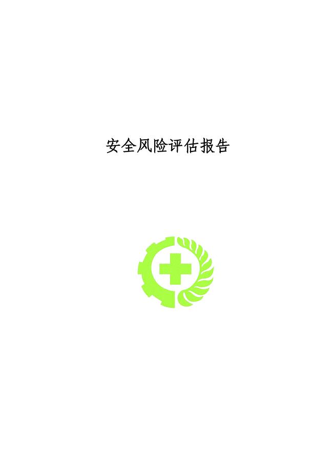 安全风险评估报告