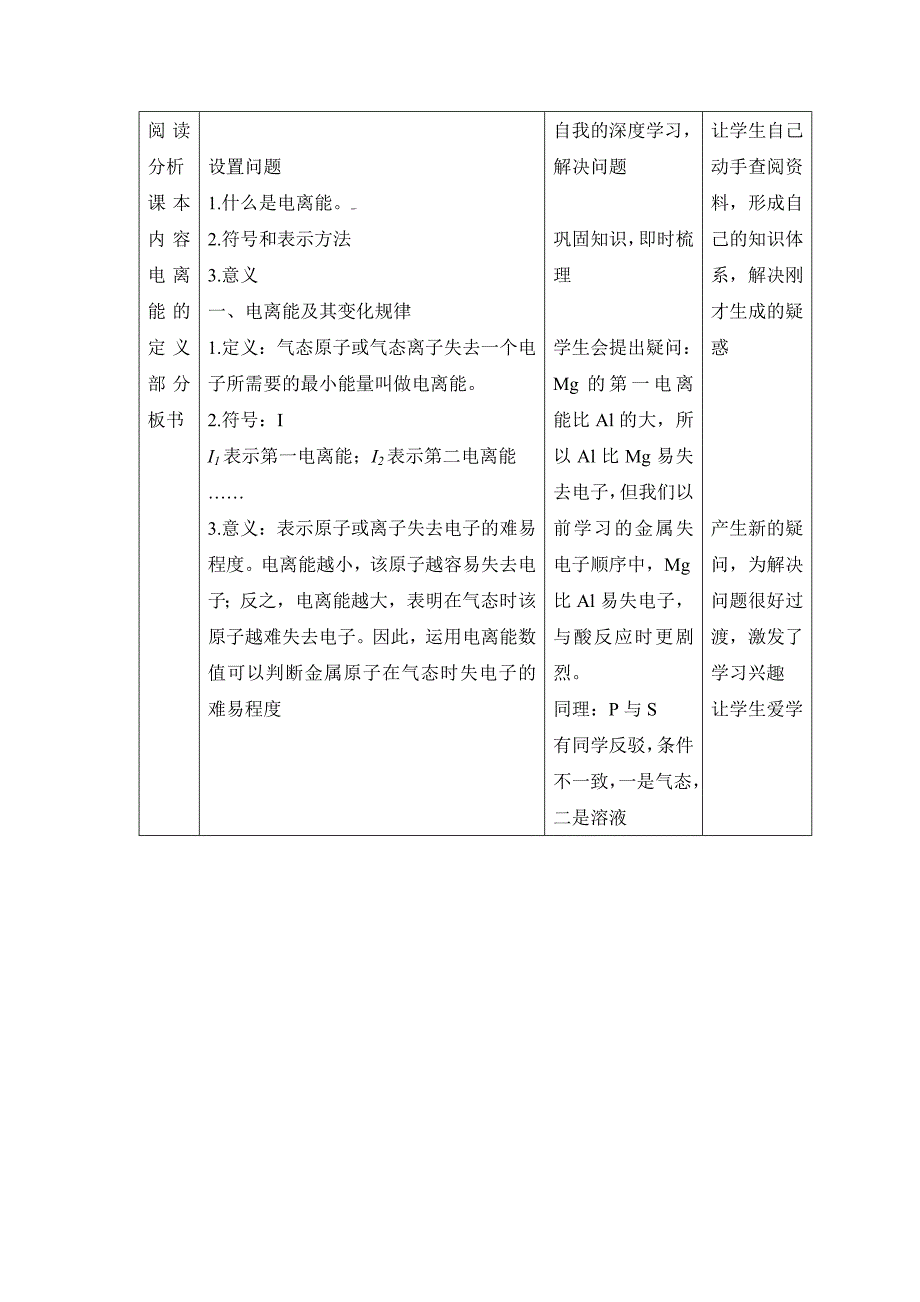 最新鲁科版高中化学选修三1.3原子结构与元素性质第一课时教案_第3页