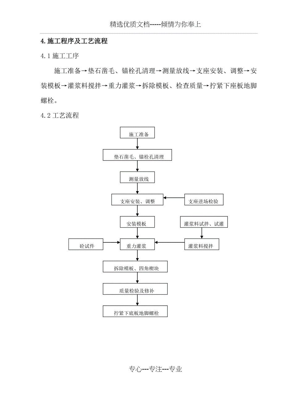 现浇梁支座安装作业指导书解析_第5页