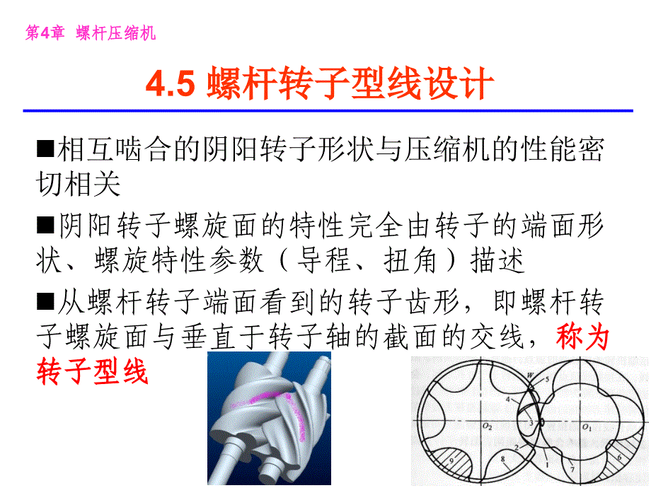 螺杆压缩机型线设计课件_第1页