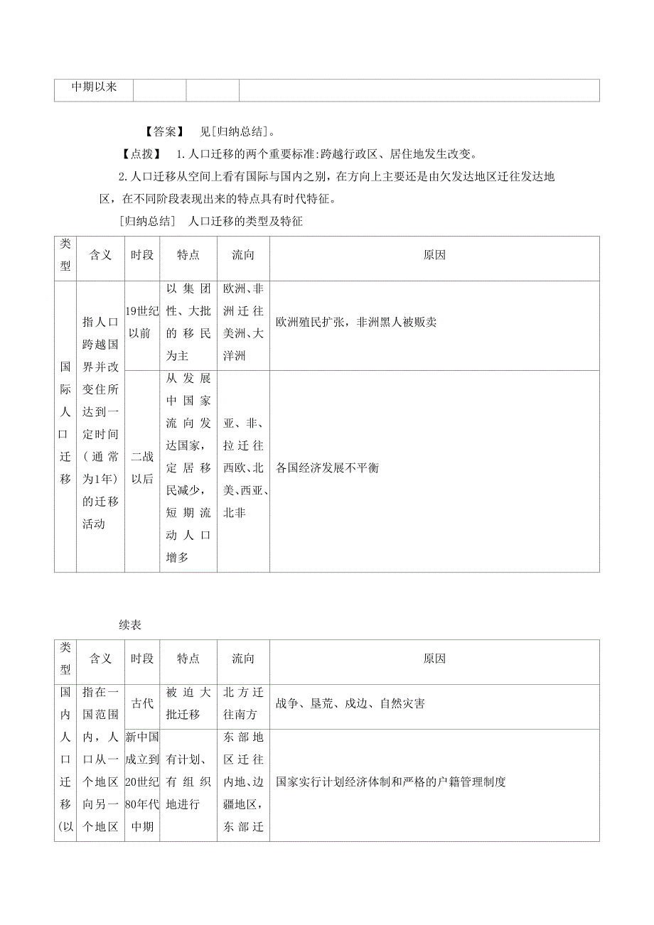 【最新】人教版高一地理必修二导学案：1.2人口的空间变化1_第4页