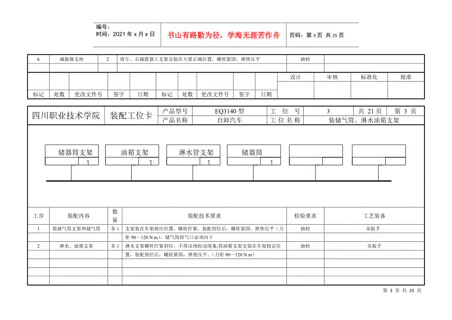 汽车制造工艺毕业设计_第3页