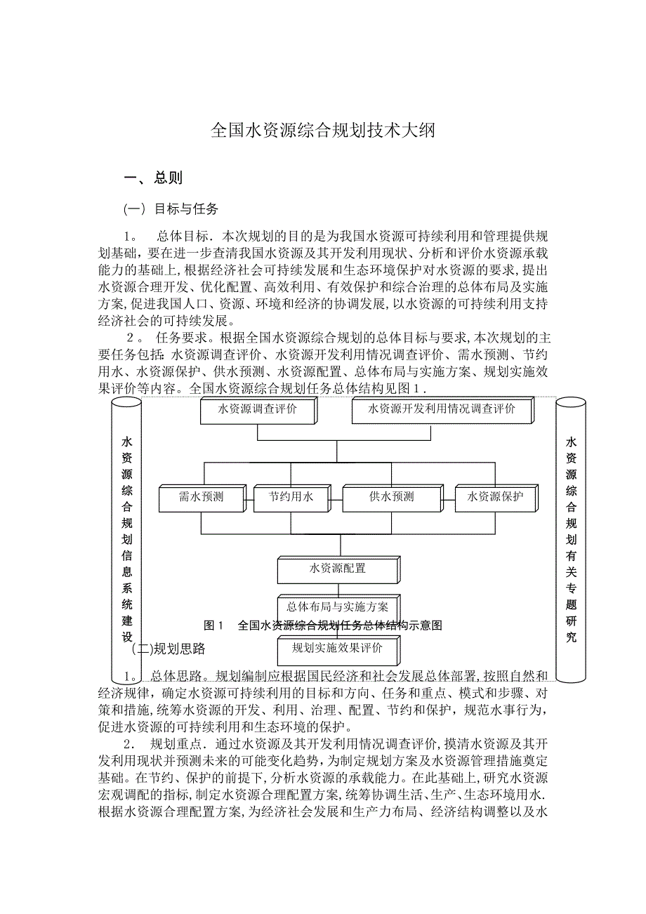 全国水资源综合规划技术大纲.doc_第1页