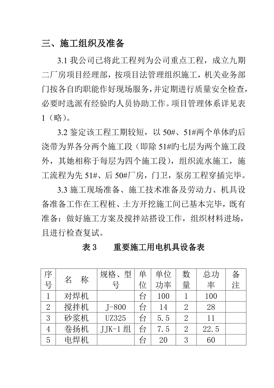 一般厂房关键工程施组设计_第3页