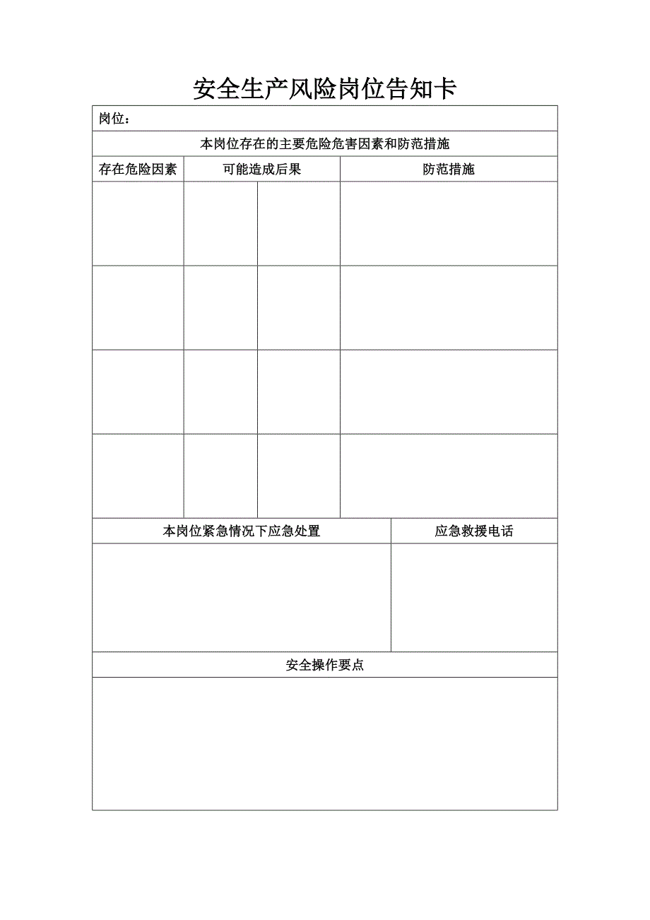 安全生产风险岗位告知卡.doc_第3页