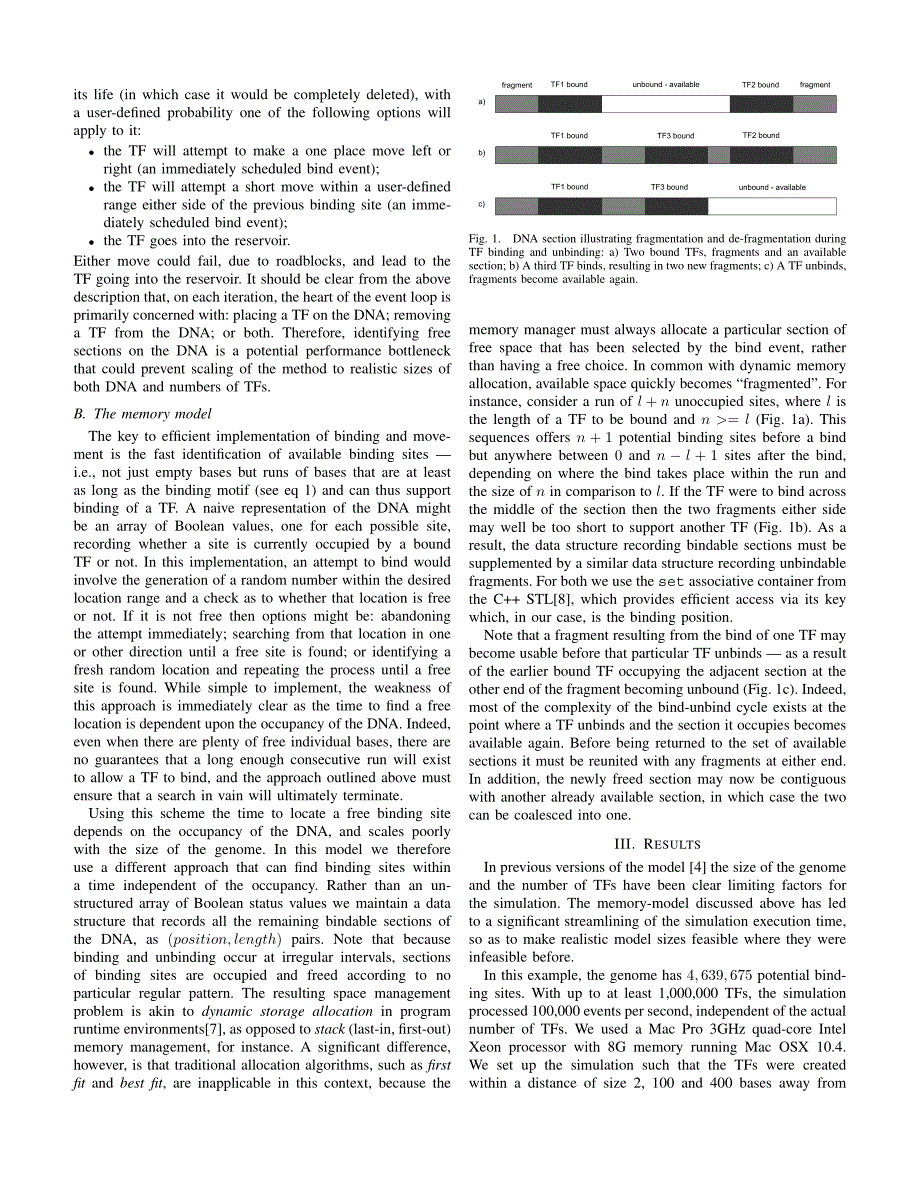 外文翻译--An efﬁcient model for investigating speciﬁc site binding of transcription factors_第3页