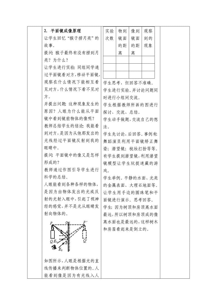 物理教学设计(平面镜成像)_第5页