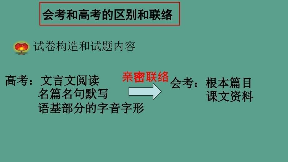 登会考之堂入高考之室会考与高考关联及复习策略ppt课件_第5页