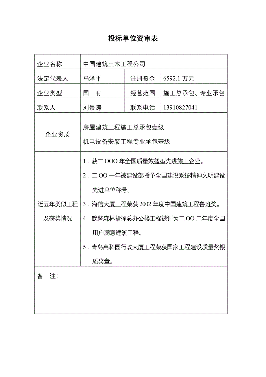 总包投标单位资审表_第3页