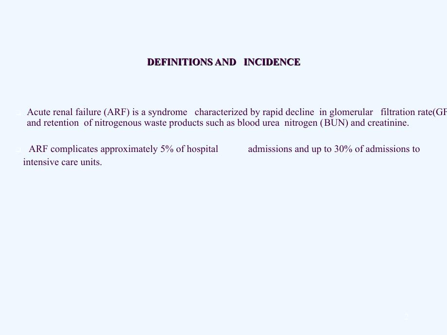 肾病急性肾衰竭英文ppt课件_第2页