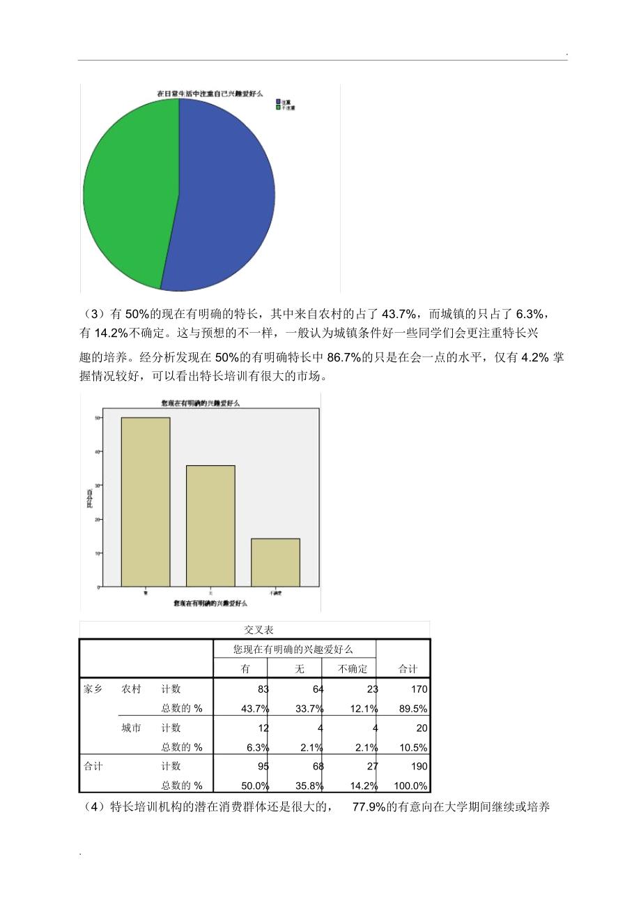 大学生兴趣爱好调查报告_第4页