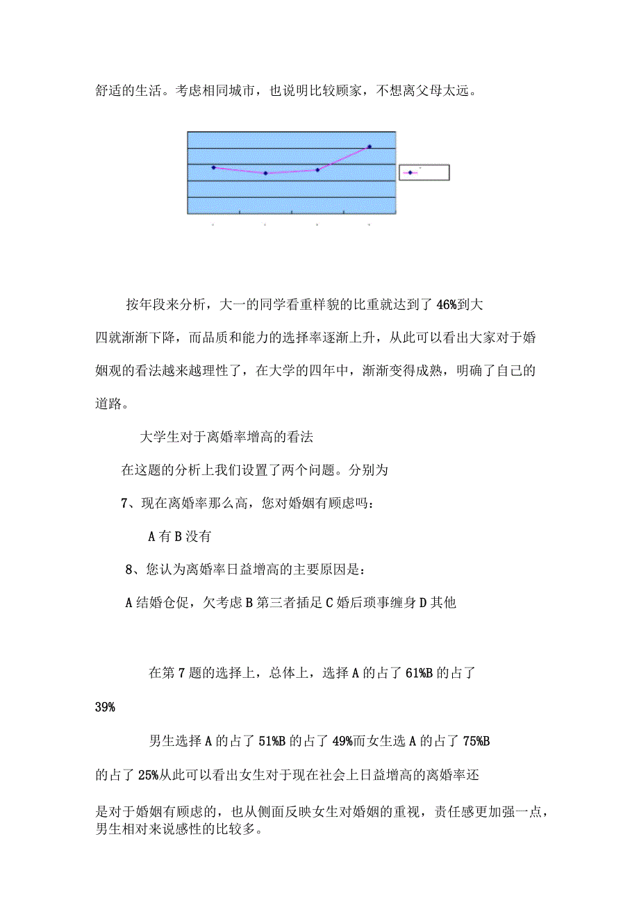 大学生婚姻观的调查报告_第3页