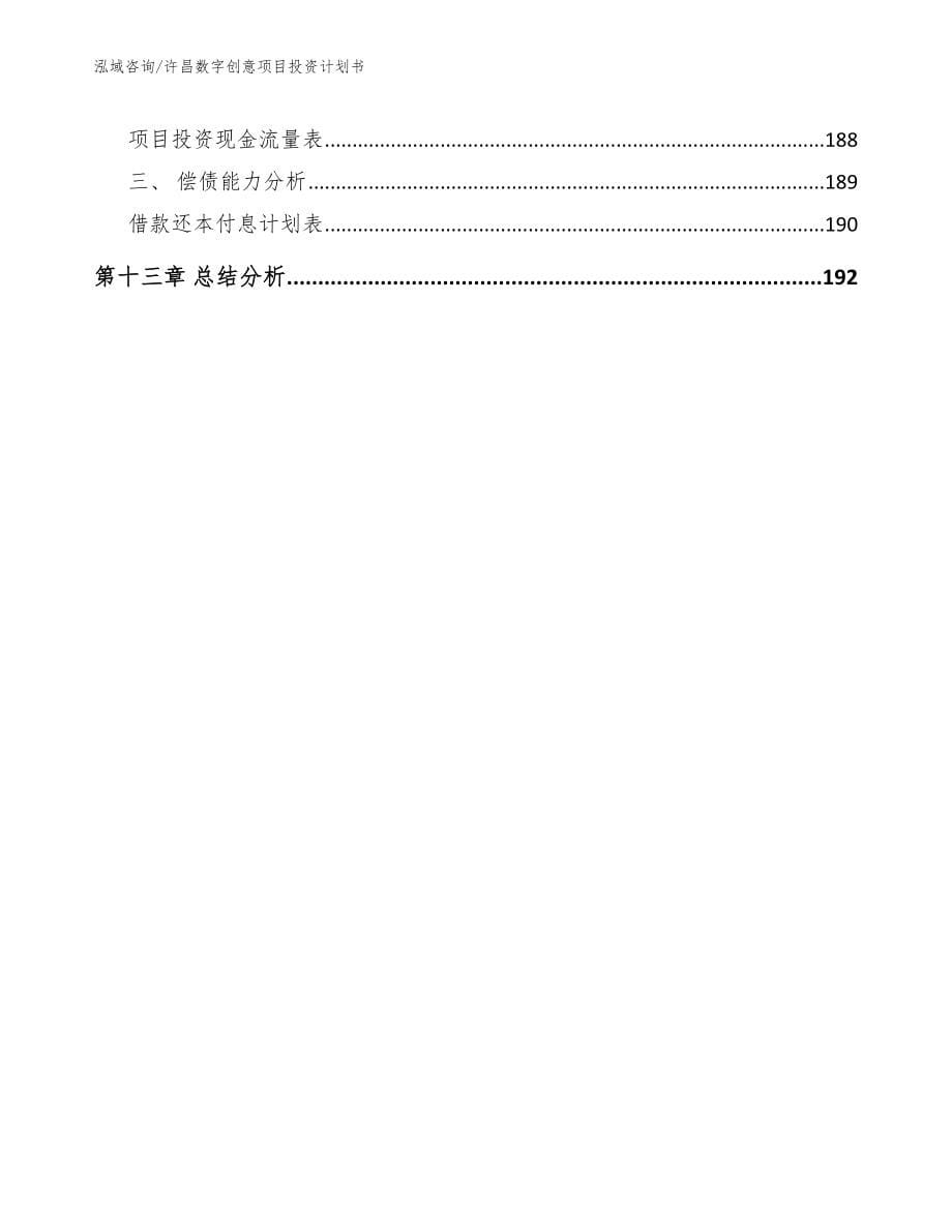 许昌数字创意项目投资计划书_第5页