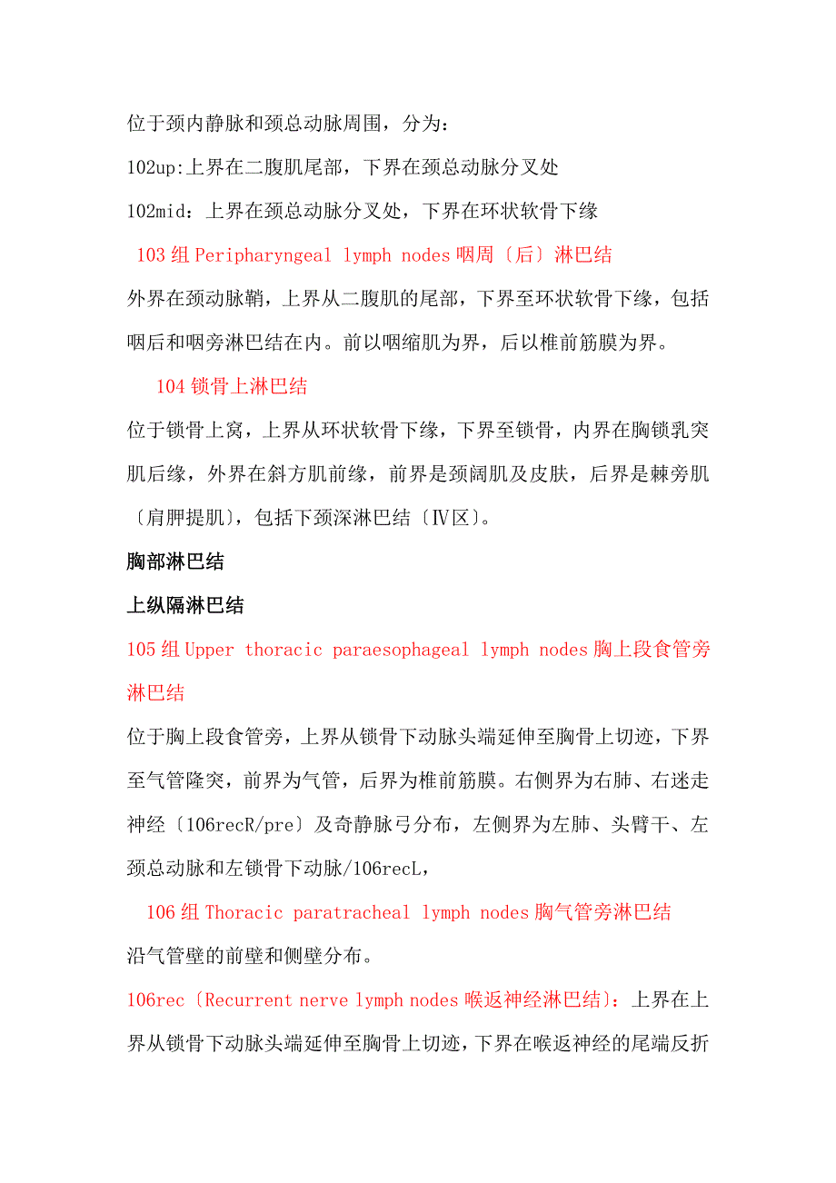 食管癌淋巴结解剖及CT定义-山东省肿瘤医院经验_第2页