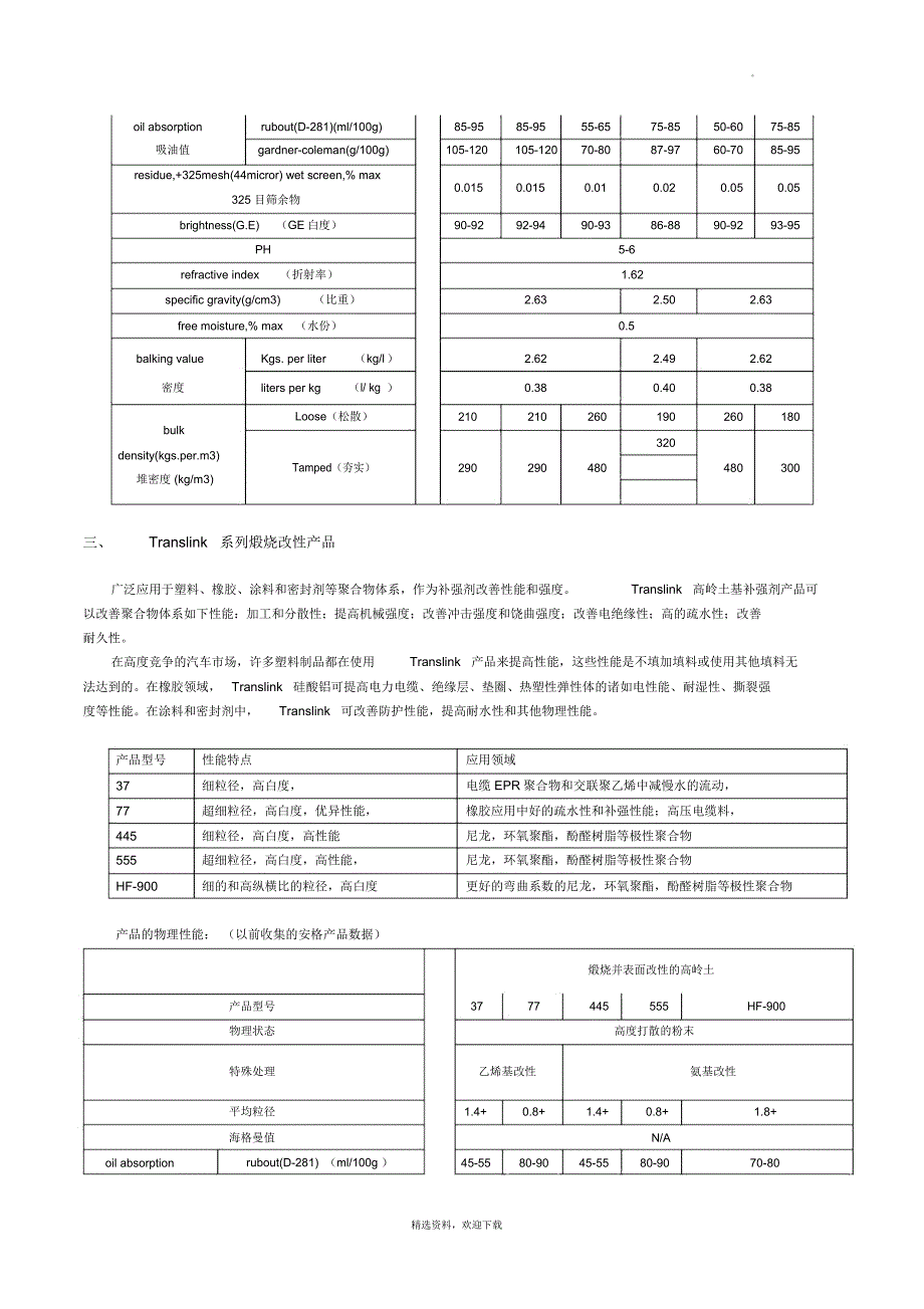 巴斯夫高岭土按类型_第3页