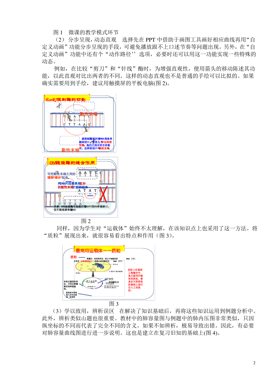 生物教学中微课设计思路及应用_第2页