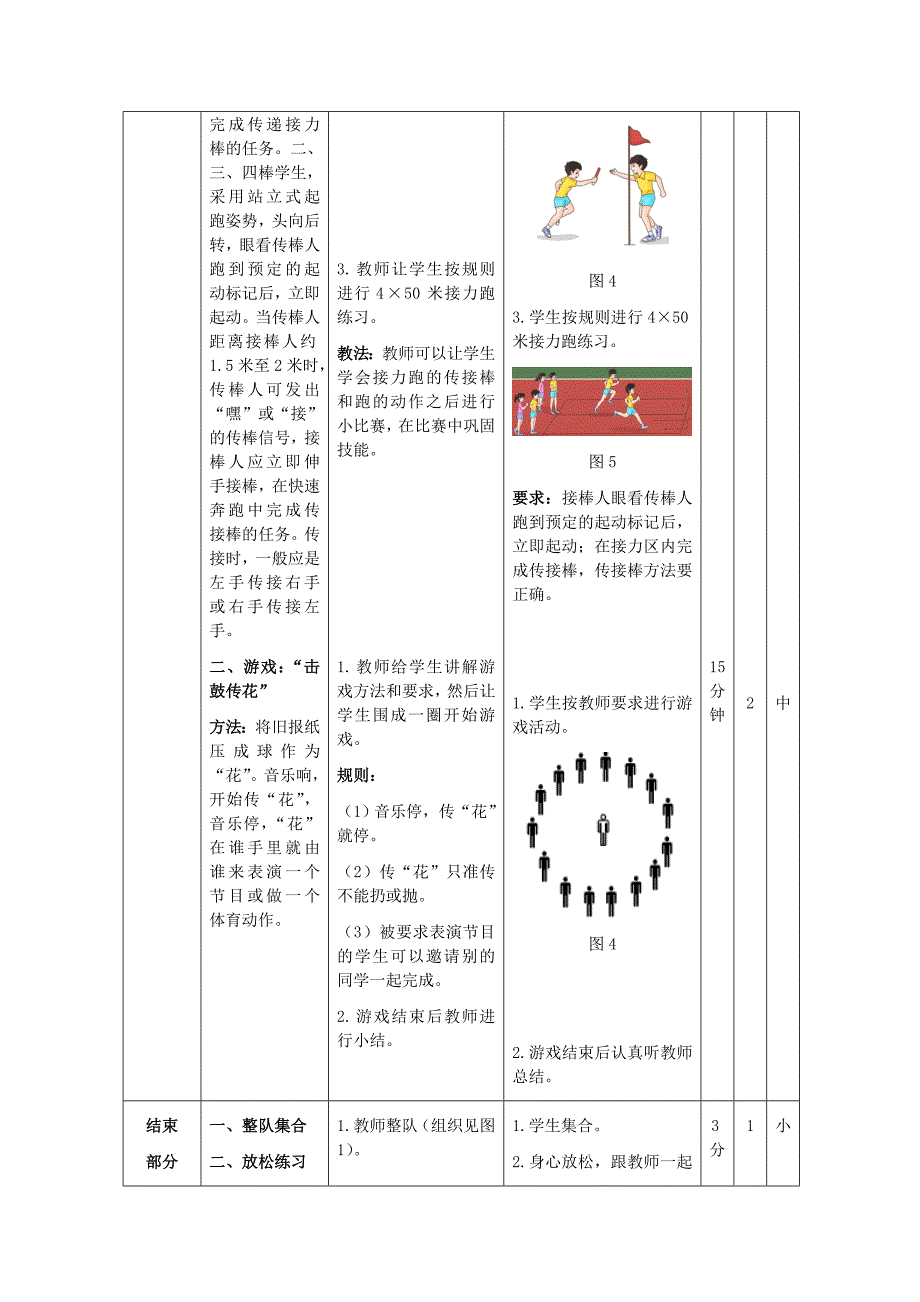 《4&#215;50米接力跑》教案[115].doc_第3页