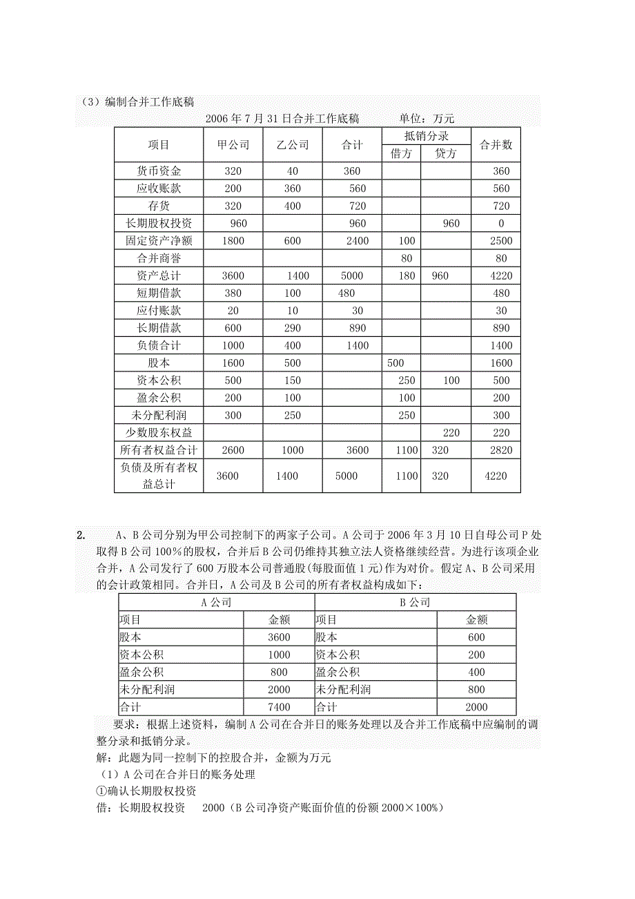 高级财务会计形考任务及参考答案_第2页