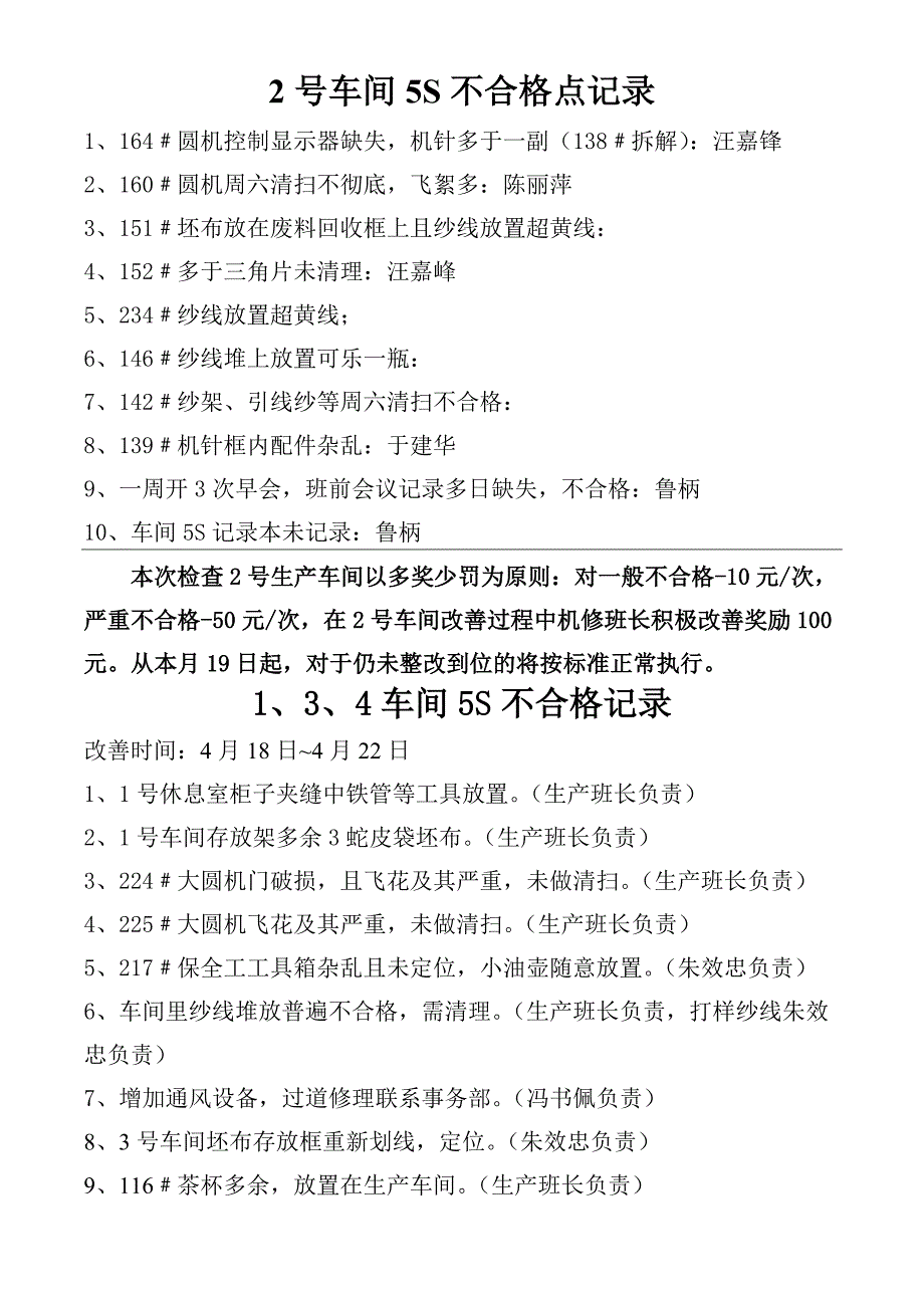 织造车间5S改善措施_第2页