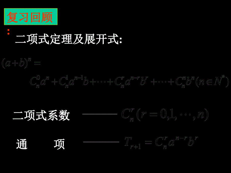 二项式定理及展开式说课讲解_第2页