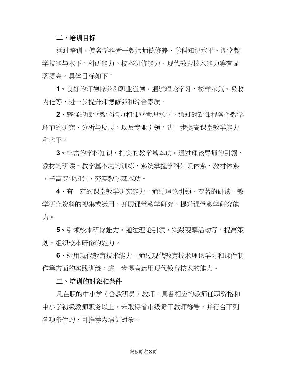 中学骨干教师培训计划（三篇）.doc_第5页