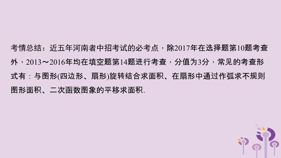 中考数学二轮复习 专题一 选填重难点题型突破 题型四 阴影部分面积的计算课件_第2页