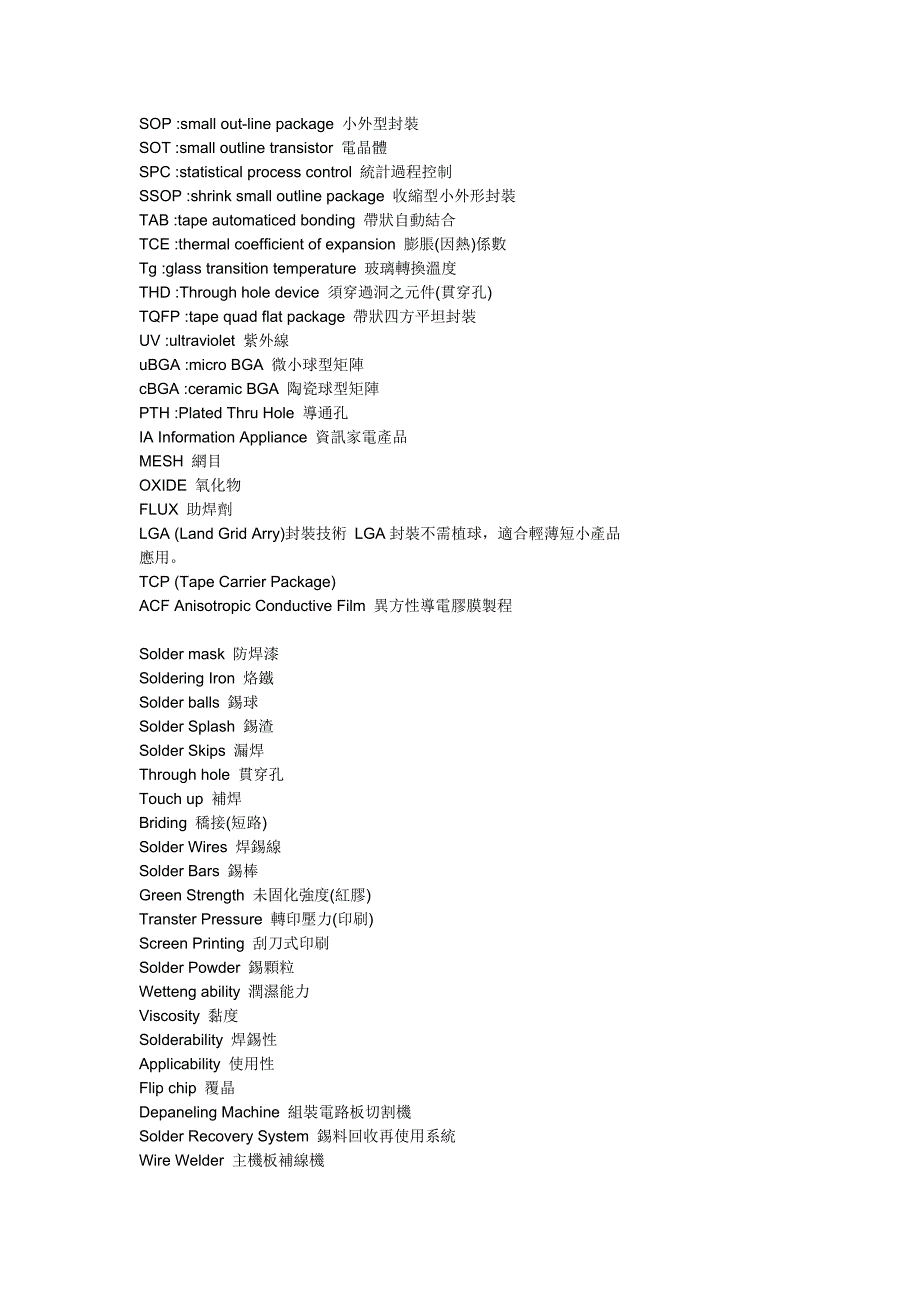 SMT术语中英文对照.doc_第2页