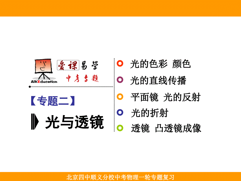 专题二：光与透镜_第1页