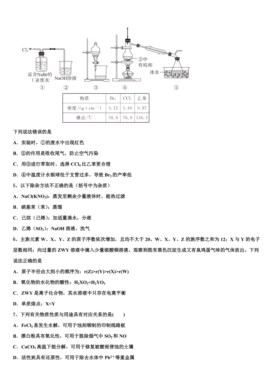 2022年上海市六校高三考前热身化学试卷(含解析).doc_第2页