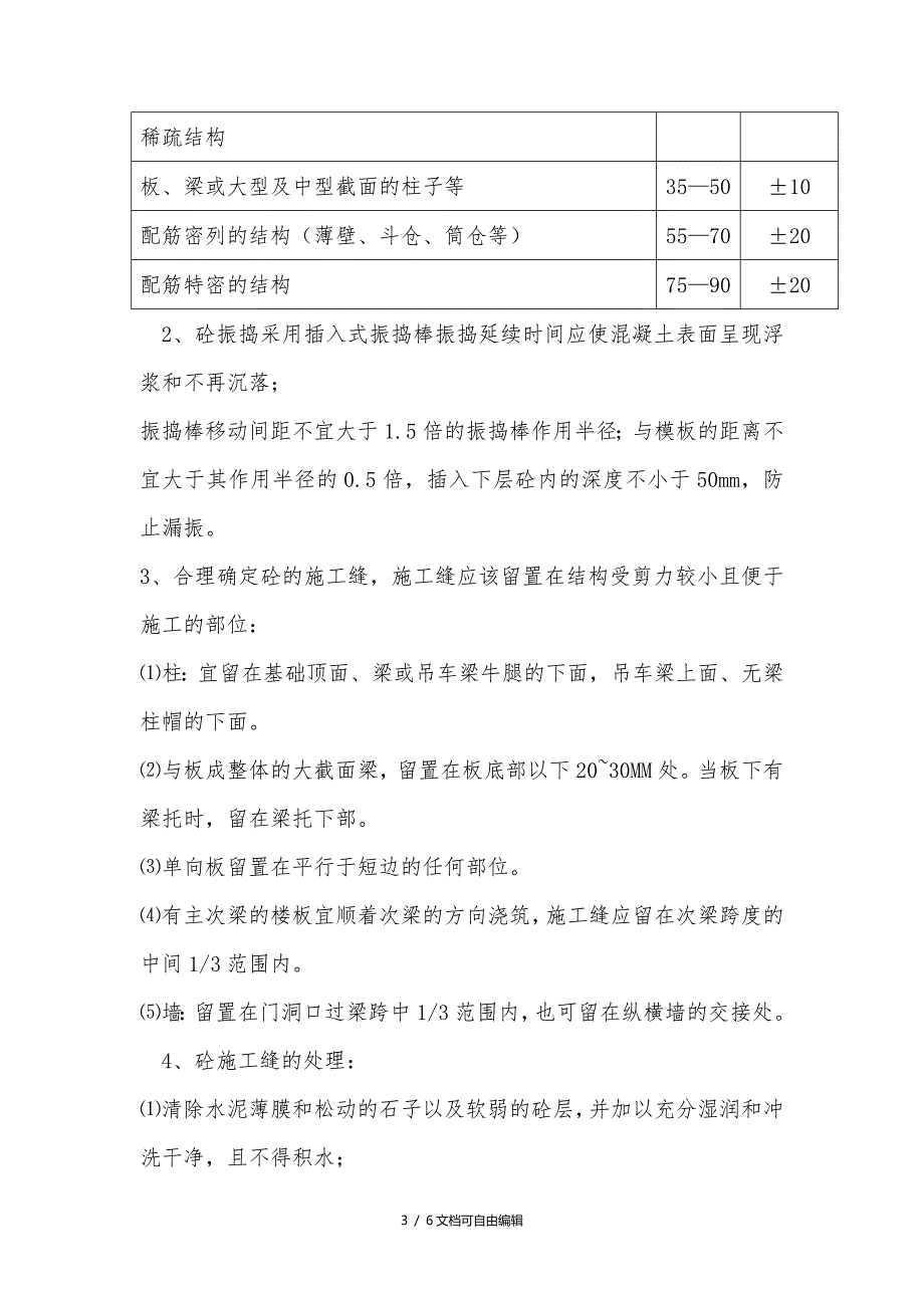 混凝土施工监理旁站要点_第3页