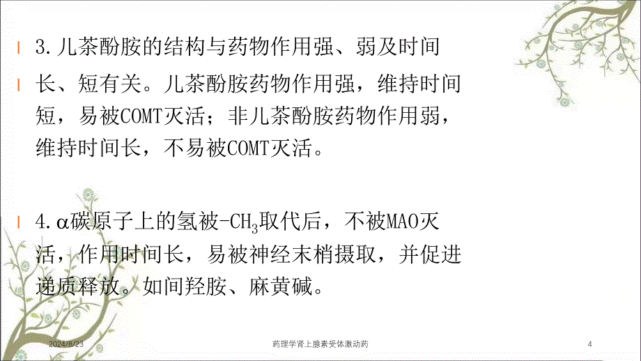 药理学肾上腺素受体激动药课件_第4页