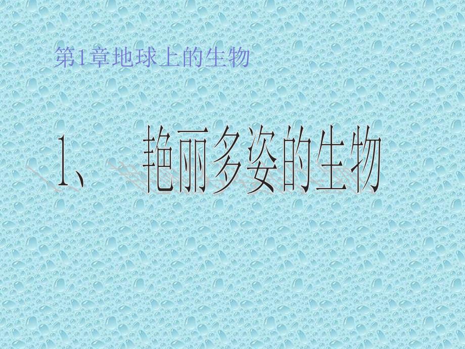 《地球上的生物全》PPT课件_第1页