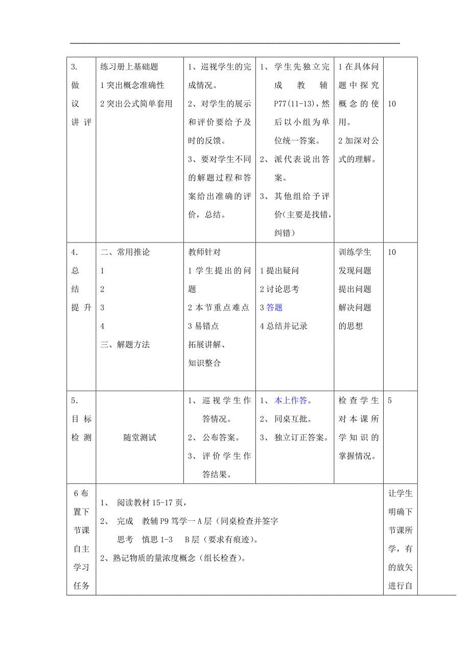 高中化学第一章从实验学化学气体摩尔体积习题课时教案新人教版必修_第2页