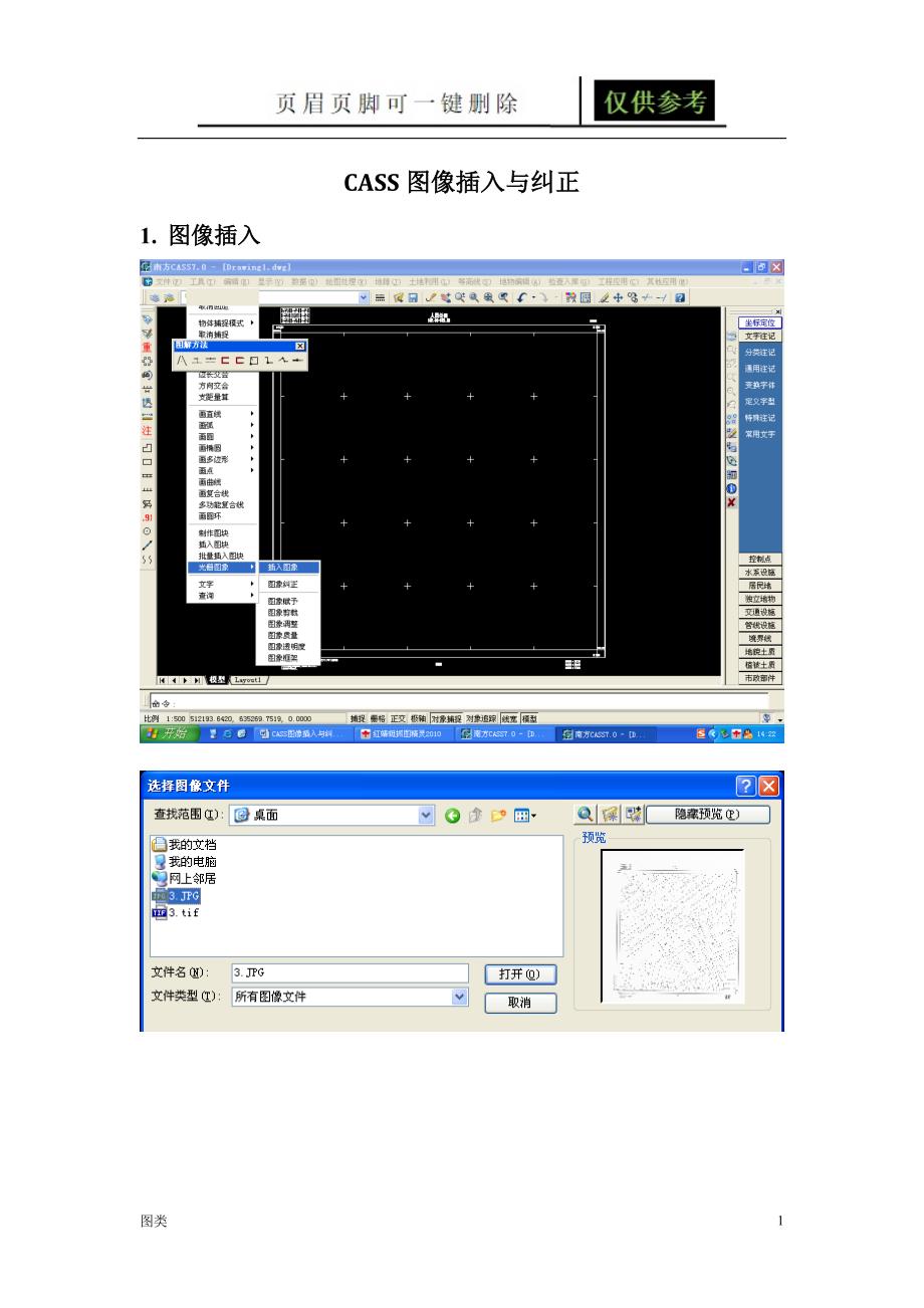 CASS图像插入与纠正[图文运用]_第1页