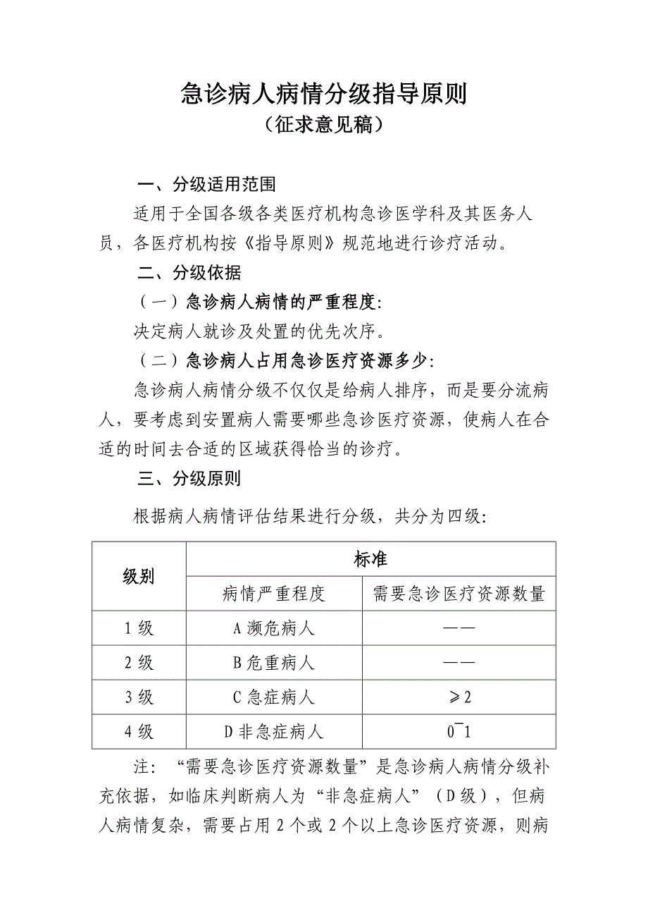 急诊病人病情分级指导原则_第1页