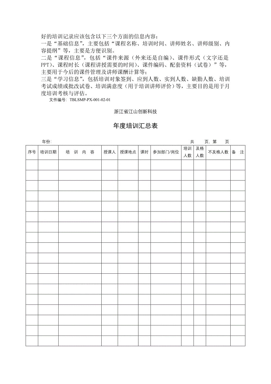 怎么做好培训记录附培训记录表_第1页