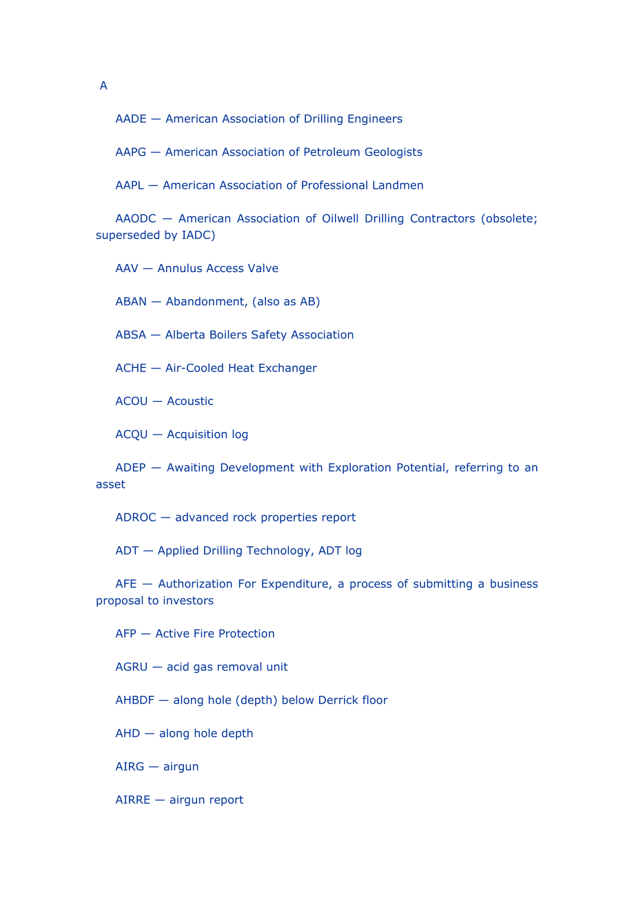 石油工程英语缩写全集.docx_第1页
