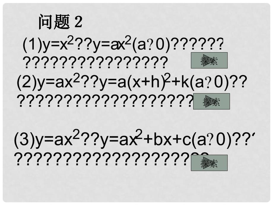 黑龙江省哈尔滨市第九中学高中数学《二次函数的图像》课件 新人教A版必修1_第3页