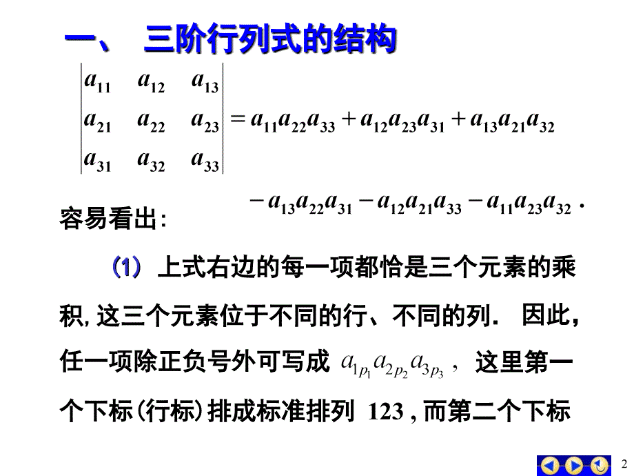 工程数学线性代数 第五版 课件1-3_第2页