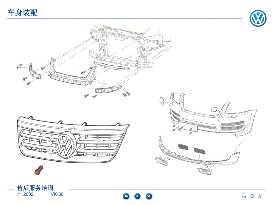 上海大众途锐车身装配技术培训课件_第3页