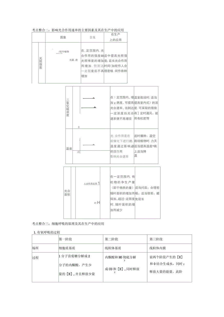 小专题二光合作用和细胞呼吸_第2页