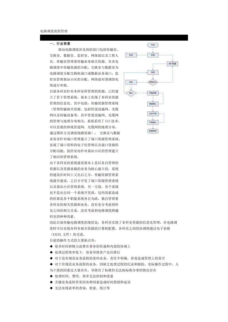 电路调度流程管理_第1页