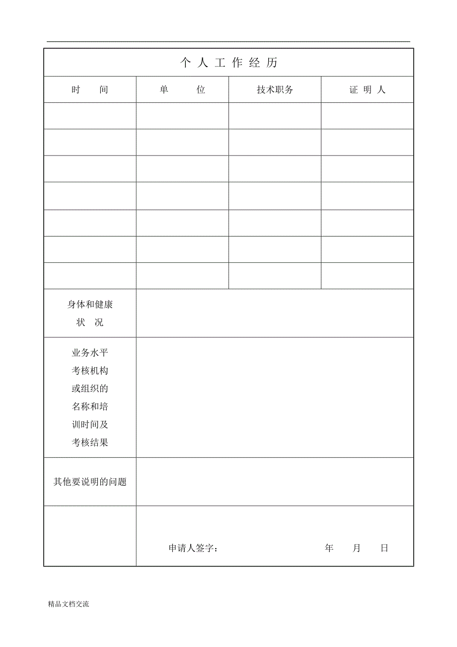 执业(助理)医师首次注册申请表_第4页